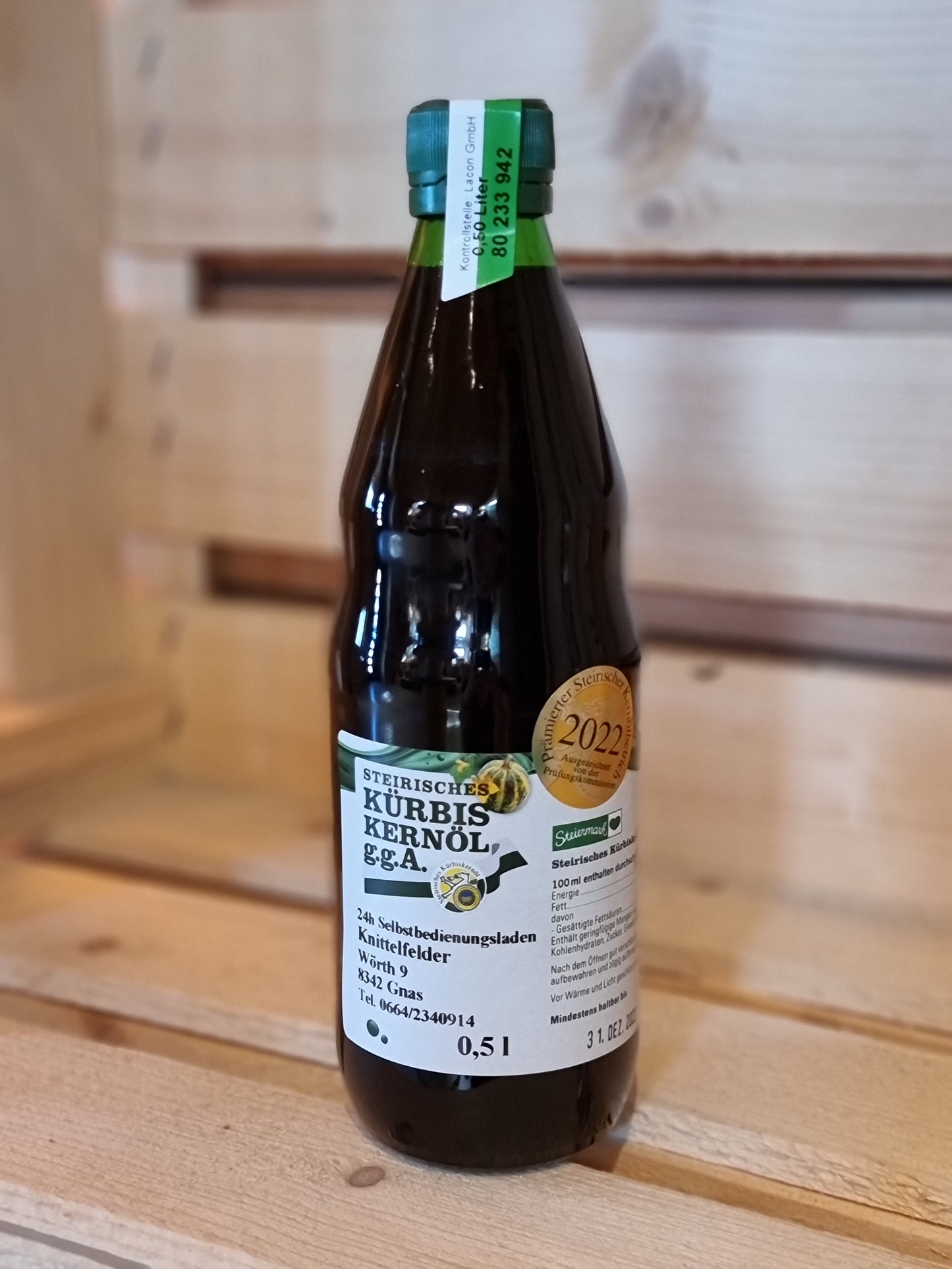Steirischer Kürbiskernöl g.g.A. 0,5 Liter