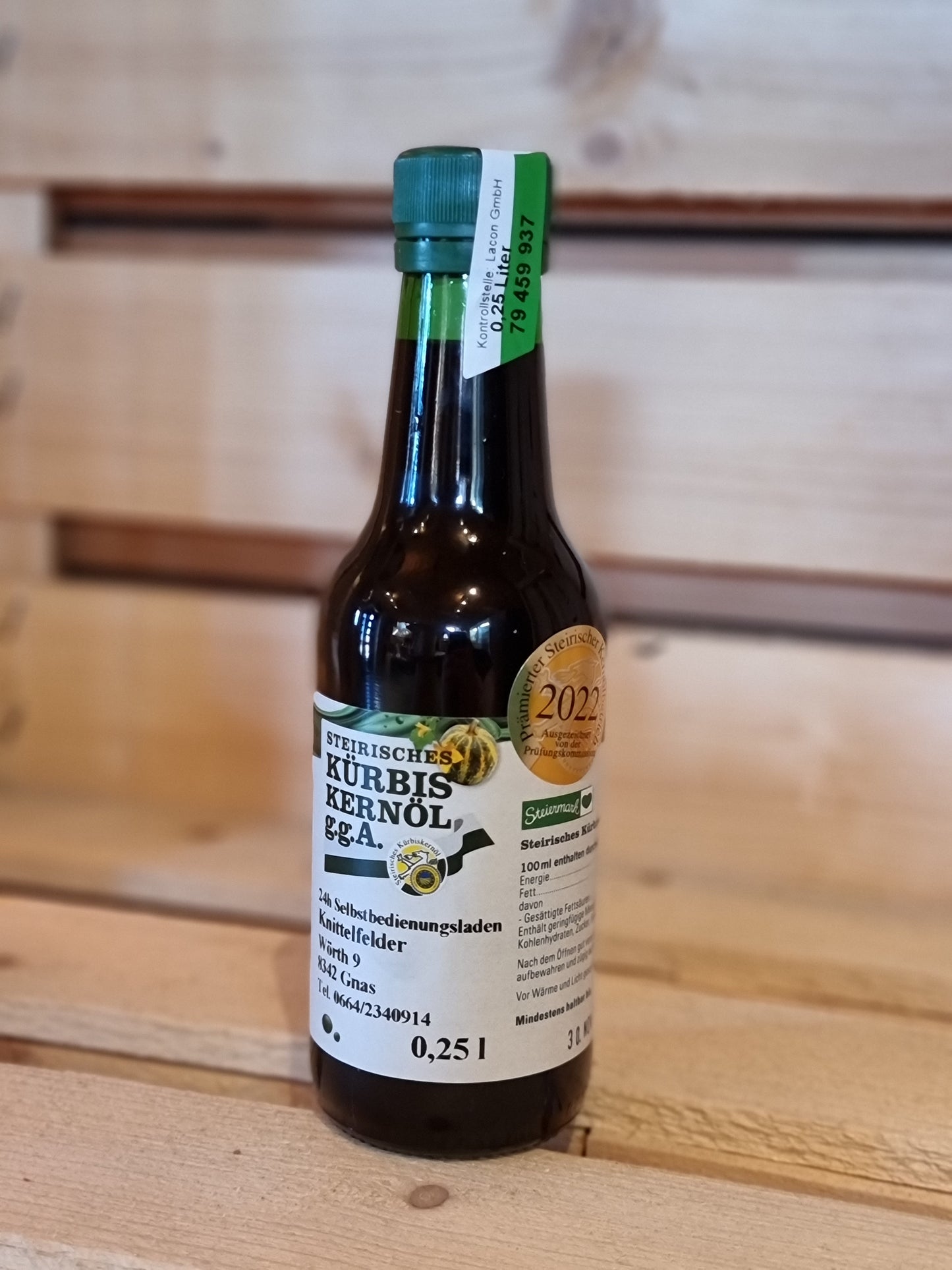 Steirischer Kürbiskernöl g.g.A. 0,25 Liter