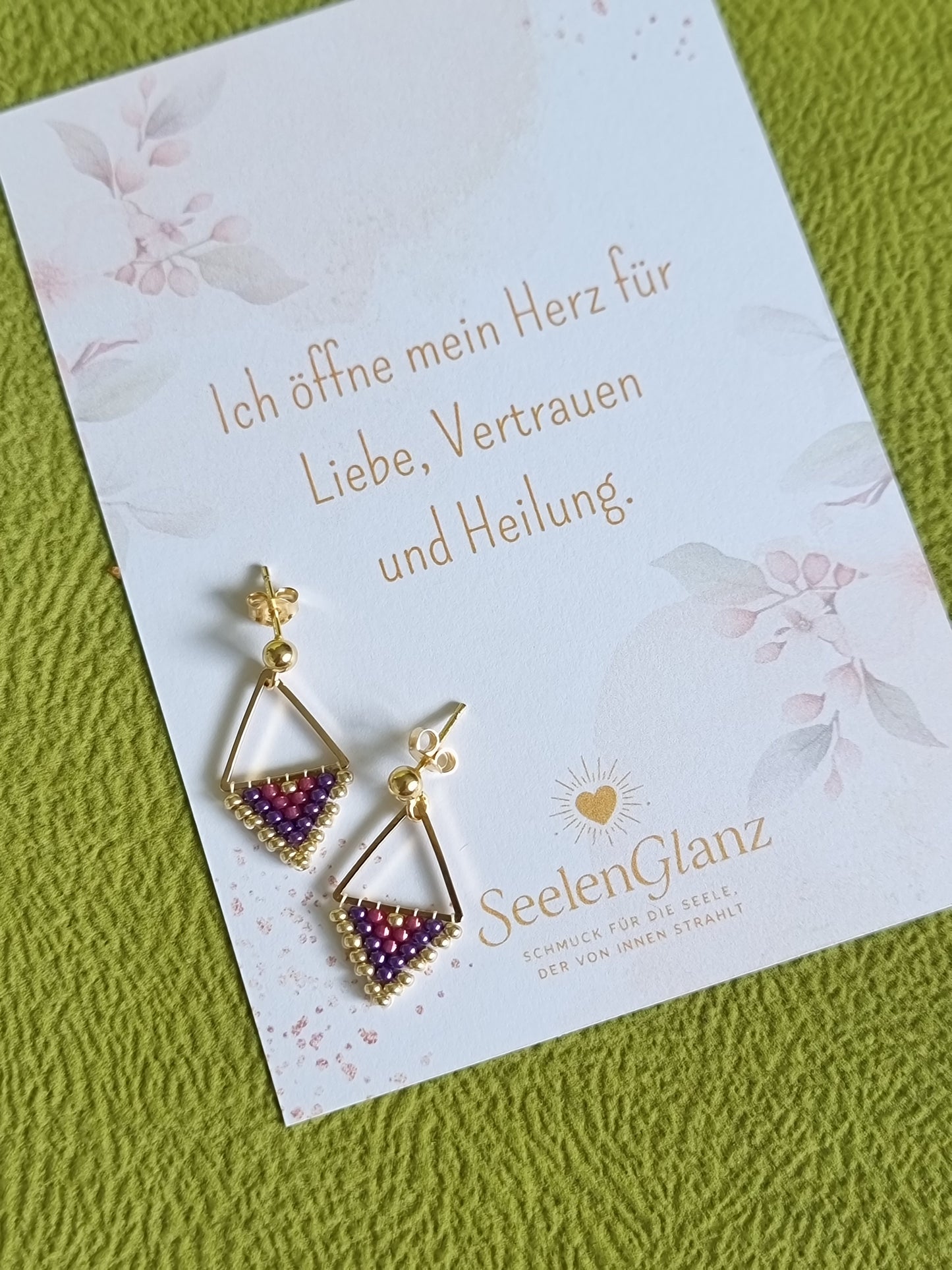 Ohrstecker "Liebe & Herzöffnung"