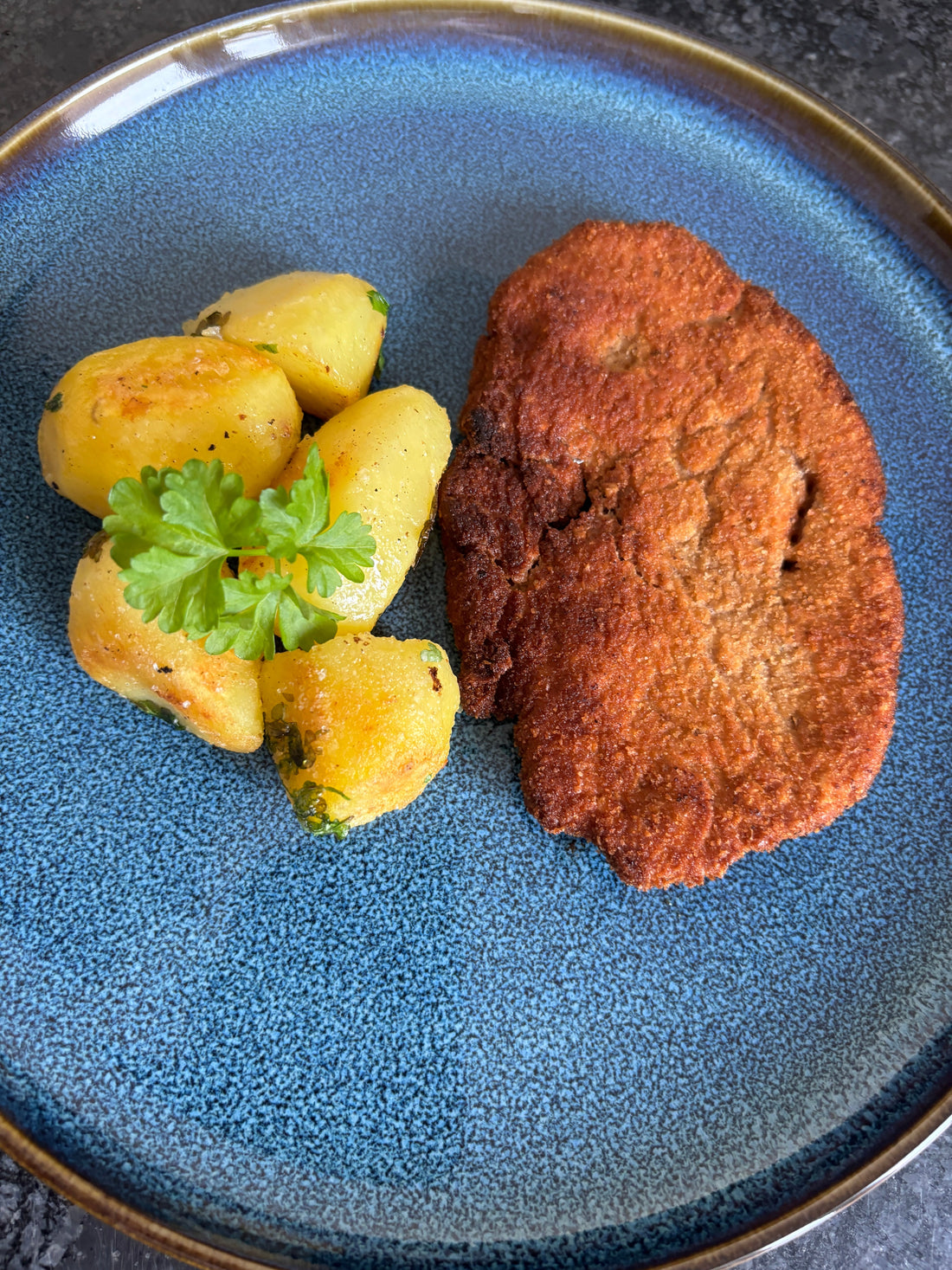 Tofu-"Schnitzel" pflanzlich