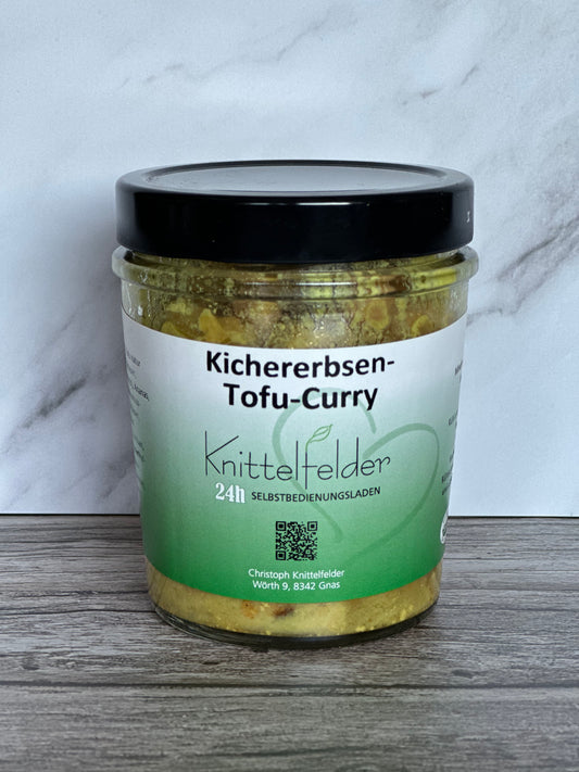 Kichererbsen-Tofu-Curry